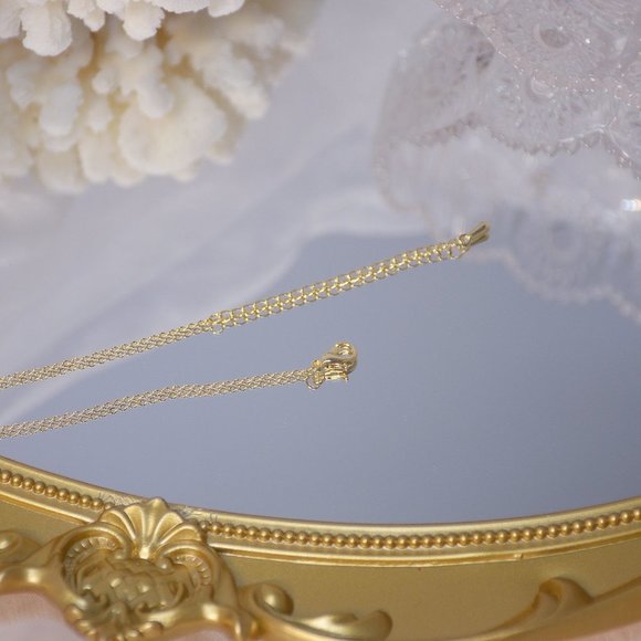 NEW 14K Gold Plated Diamond Angel Wing Necklace - Picture 9 of 9